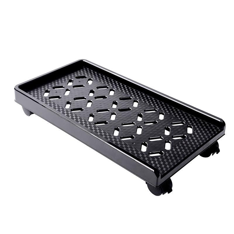 Desktop computer host base tray removable pulley chassis shelf home office simple bracket storage rack