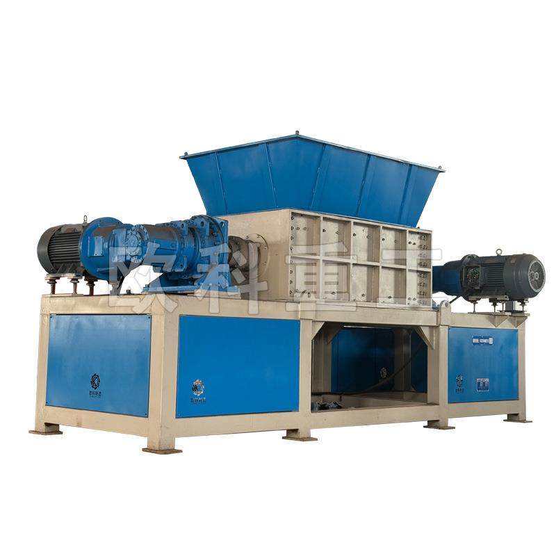 Large double shaft shredder metal garbage single shaft machine chassis plastic wood crushing industrial scrap iron crushing machinery