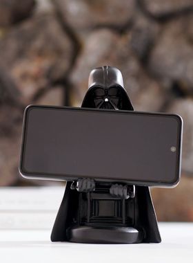 呆猫手柄支架创意动漫手机架游戏机支撑史迪仔卡通手办桌