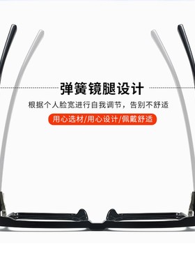 【升级弹簧腿】方形太阳镜男可配近视度数防紫外线开车墨镜防强光