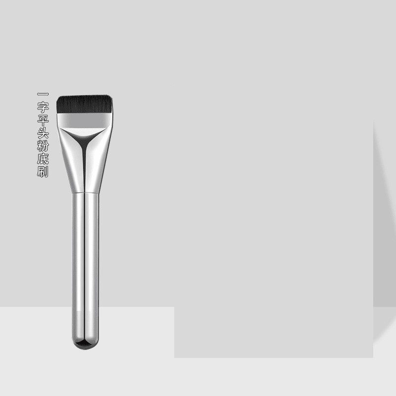 【粉底CP三件套】一字平头粉底刷黑凤梨粉扑粉不吃粉底调色板新手,淘宝优惠券,粉丝福利购,淘宝优惠卷