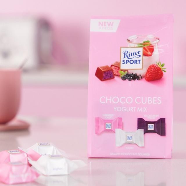 临期德国RitterSport瑞特滋迷你夹心牛奶巧克力72g什锦装榛子黑巧 - 图1