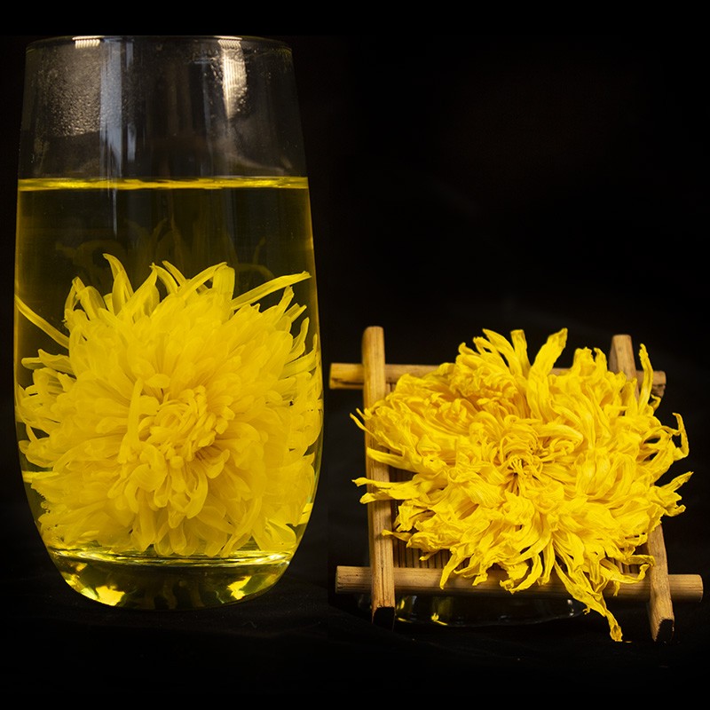 精选大朵金丝皇菊花茶20朵50朵100朵黄山花茶大朵饱满菊花茶 - 图2