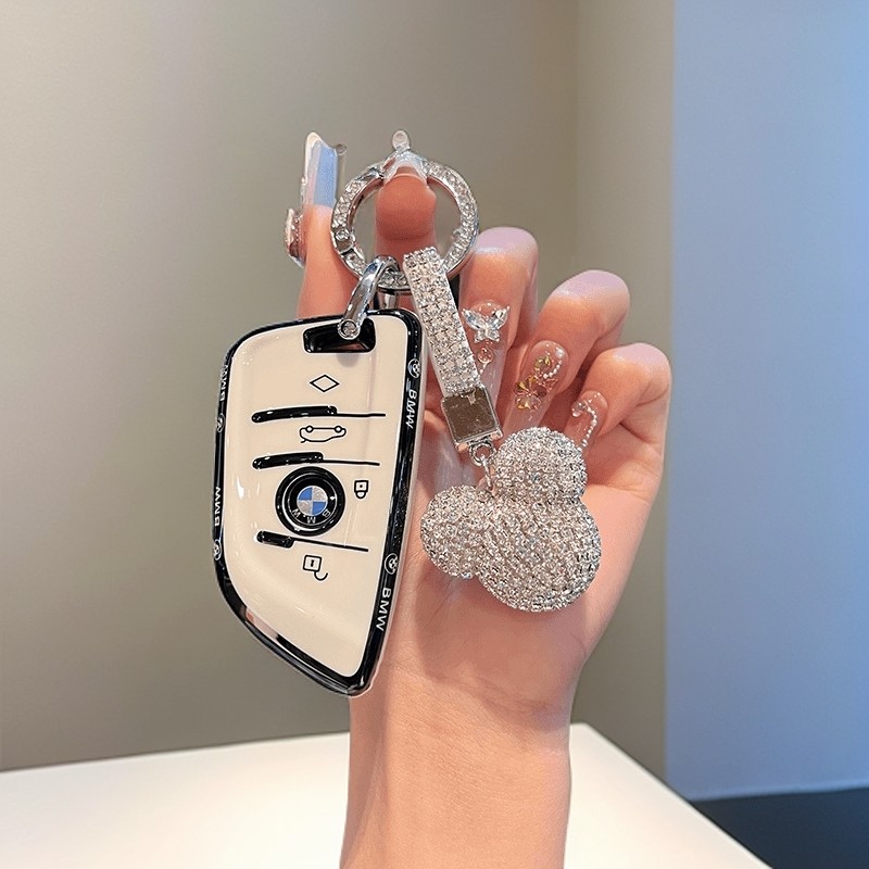 24款宝马X5钥匙扣新5系530Li包X1/X3/X7车735/740Li/iXM保护套壳 - 图3