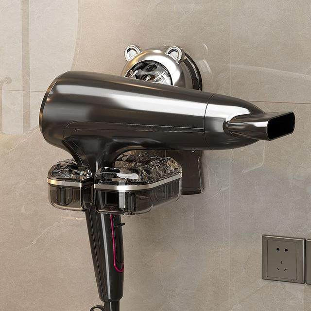 优勤吹风机置物架吸盘免打孔壁挂式吹风挂架浴室绕线风筒收纳神器,淘宝优惠券,粉丝福利购,淘宝优惠卷