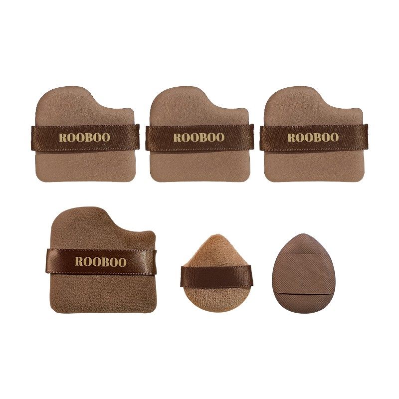 【6枚装】巧克力饼干粉扑粉底液专用定妆服帖干湿两用美妆工具细,淘宝优惠券,粉丝福利购,淘宝优惠卷