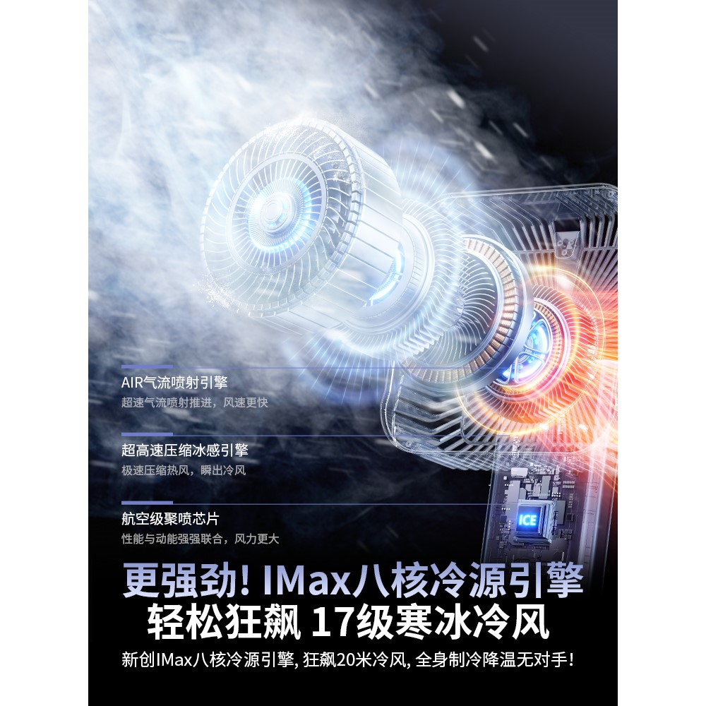空调扇制冷】2025新款冷风机家用小型降温神器电风扇桌面便携宿舍 - 图1
