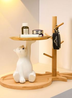 进门钥匙收纳玄关摆件轻奢客厅家居电视鞋柜入户装饰乔迁新居礼品