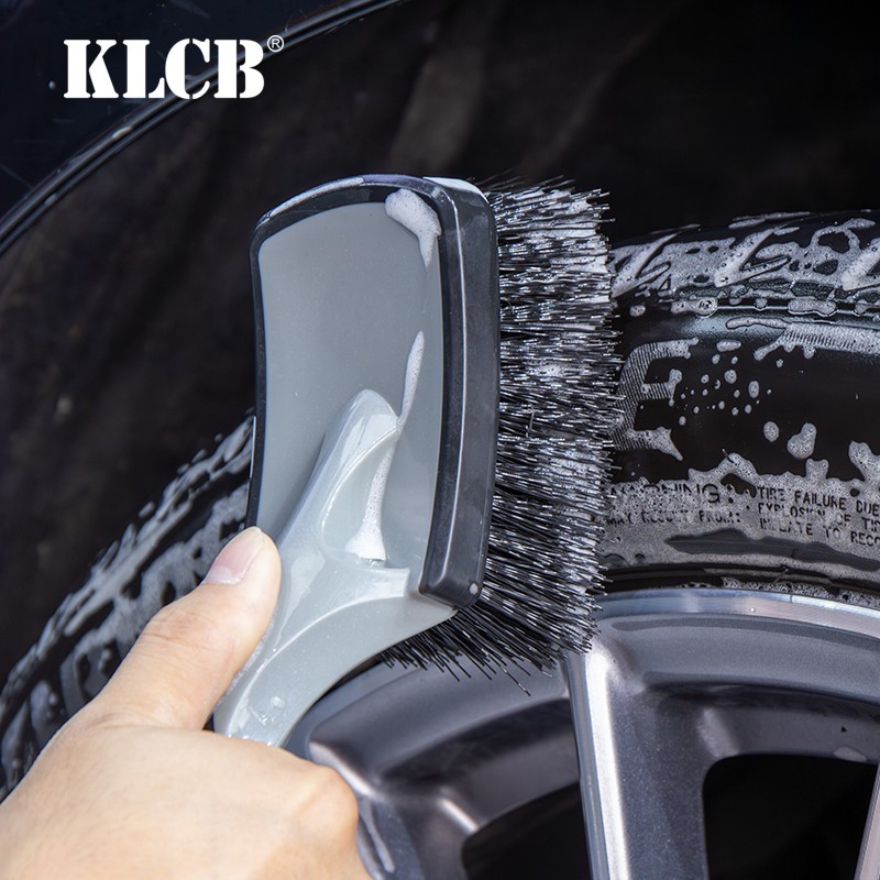KLCB苛力轮毂刷洗车专用刷子汽车清洁钢圈毛刷工具刷车清洁轮胎刷 - 图0
