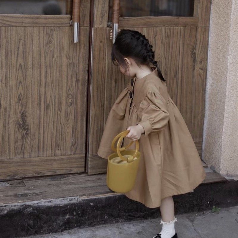 韩国童装森系复古范法式气质女童风衣外套儿童单排扣娃娃风衣外套,淘宝优惠券,粉丝福利购,淘宝优惠卷