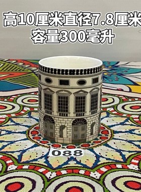 微瑕欧式艺术人脸陶瓷收纳杯笔筒刷桶化妆刷筒软装摆件香薰蜡烛杯