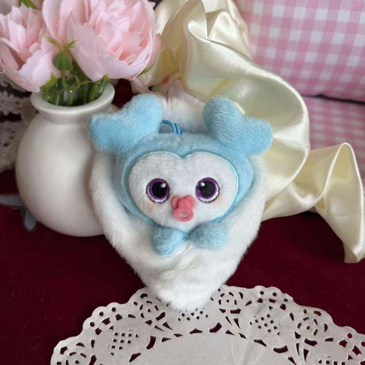 twice玩偶周边凑崎纱夏林娜琏襁褓属性毛绒玩偶棉花娃娃超Q萌公仔 - 图2