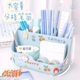 Hot Selling Cute Pen Holder Large Capacity Student Desktop Stationery Storage Box Girly Heart Cartoon Pen Bucket School Supplies