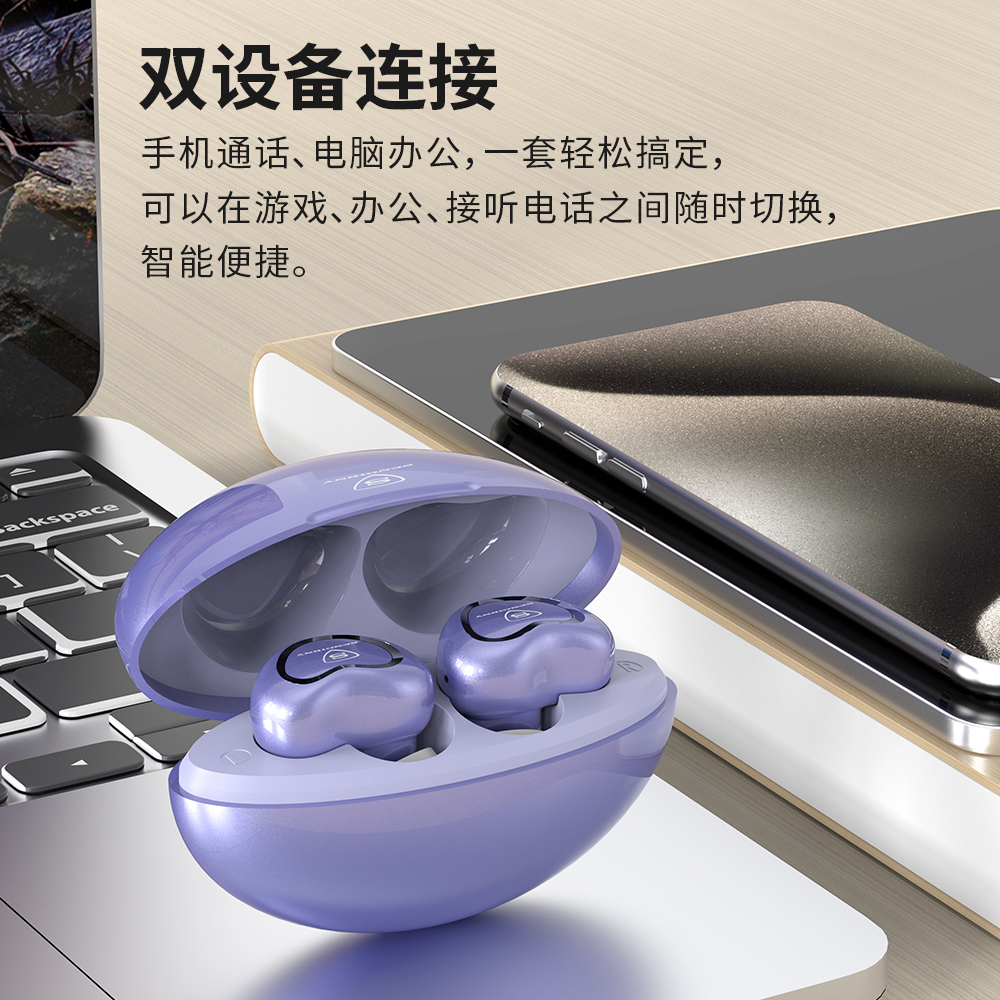 True Wireless Noise Canceling Bluetooth Headphones