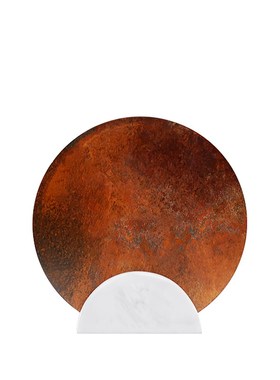 新中式大理石金属桌面摆件样板房样品屋展示中心酒店别墅古典禅意