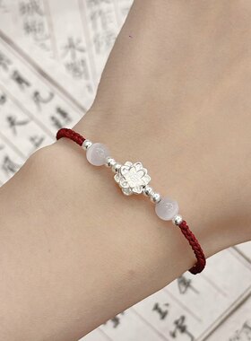 2026普陀山马年本命年银莲花手绳