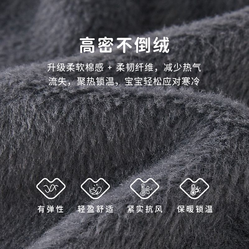 女童裤子秋冬2025儿童新款加绒打底裤女小童薄绒长裤一岁宝宝冬装 - 图2