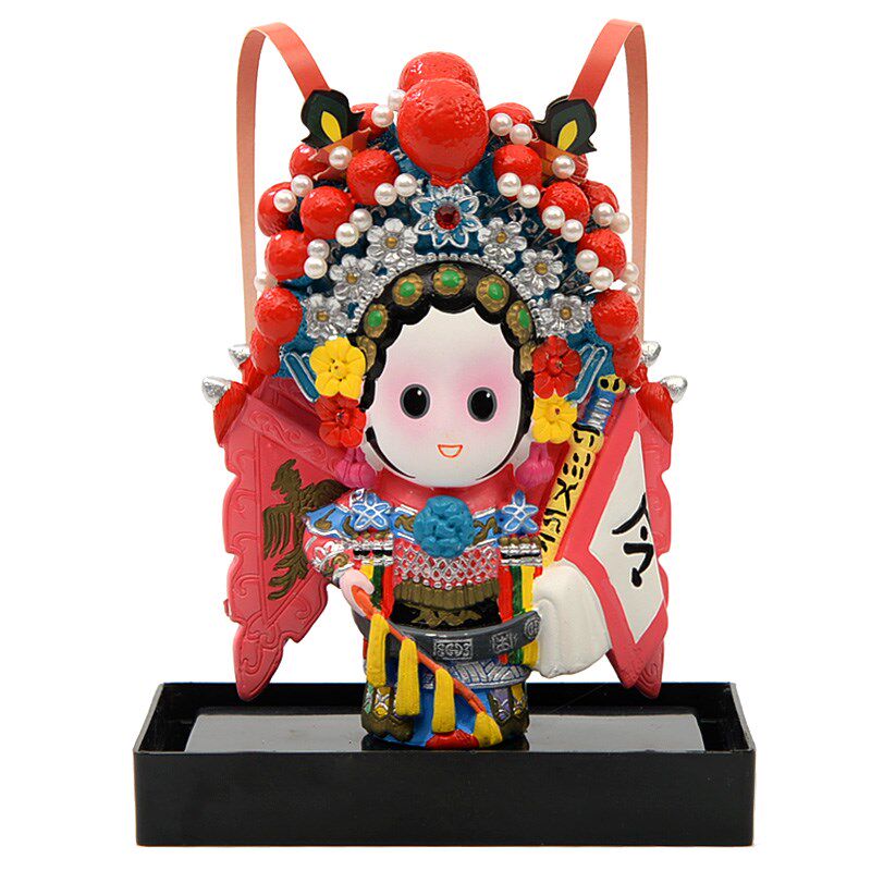 创意京剧脸谱戏剧娃娃泥人摆件家居装饰品中国风特色送外国人礼品,淘宝优惠券,粉丝福利购,淘宝优惠卷