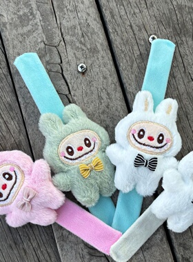 可爱毛绒卡通公仔啪啪圈小朋友活动小礼物学生奖品幼儿园小礼品