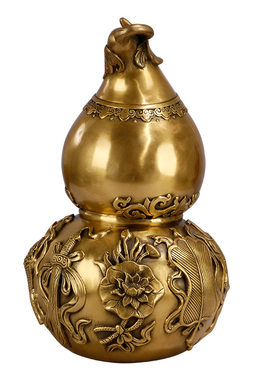 大仕缘 铜工艺品家居摆件百福葫芦招财八宝葫芦乔迁礼品