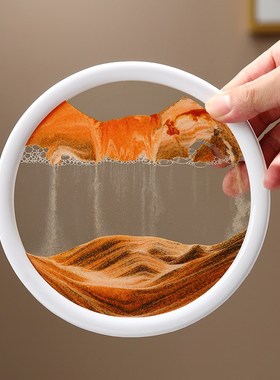 流沙画桌面摆件乔迁之喜装饰摆件 客厅玄关电视酒柜乔迁新居礼品