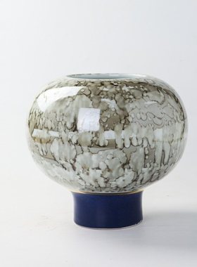 景德镇陶瓷花瓶新中式创意家居软装饰品客厅摆件餐桌电视柜插花器