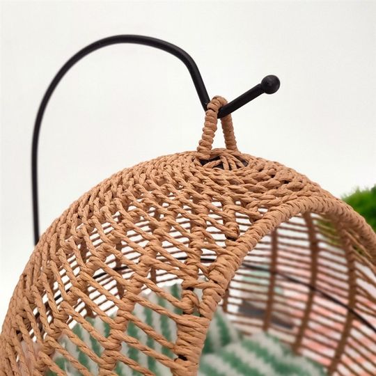 Sisal rope braided cat nest semi-enclosed round hammock summer doghouse hanging basket natural seagrass rope hand-woven comfortable