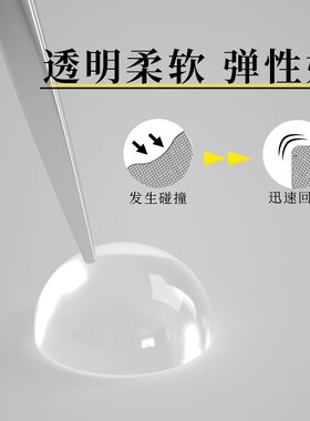防撞矽胶透明门挡防撞垫贴门把手防磕碰缓冲静音防碰撞免打孔门阻