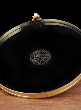 托盘摆件轻奢家居客厅玄关餐桌电视柜摆放糖果烛台红酒实用工艺品