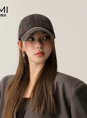 AMI女装 2026美式加大加宽棒球帽子女2026新款潮牌正品防晒帽鸭舌