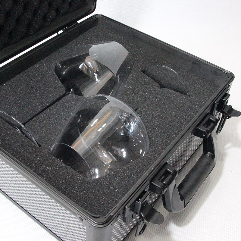 超薄杯壁水晶红酒杯家用大容量勃艮第葡萄酒杯细杆酒杯收纳包套装 - 图1