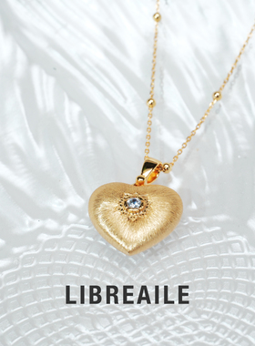 复古宫廷风ins纯银拉丝双面双样式颈链项高级轻奢小众气质