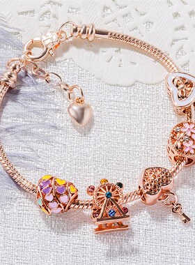 新款民族风diy串珠手链彩色小清新女饰品旅游度假纪念品手饰现货