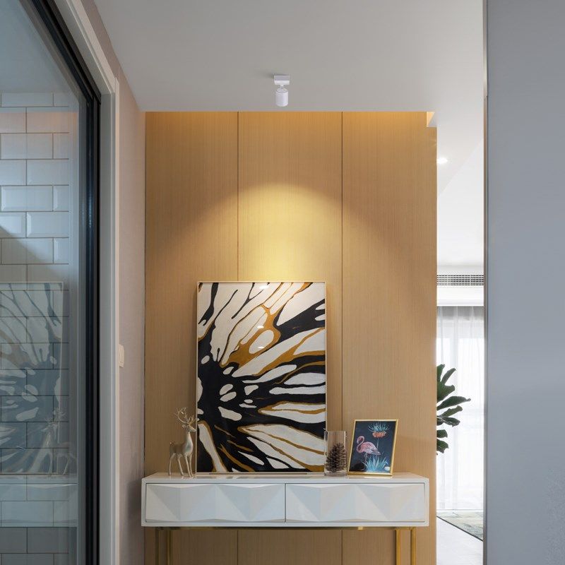 明装轨道灯led射灯可换光源客厅洗墙灯无主灯照明导轨灯免吊顶,淘宝优惠券,粉丝福利购,淘宝优惠卷