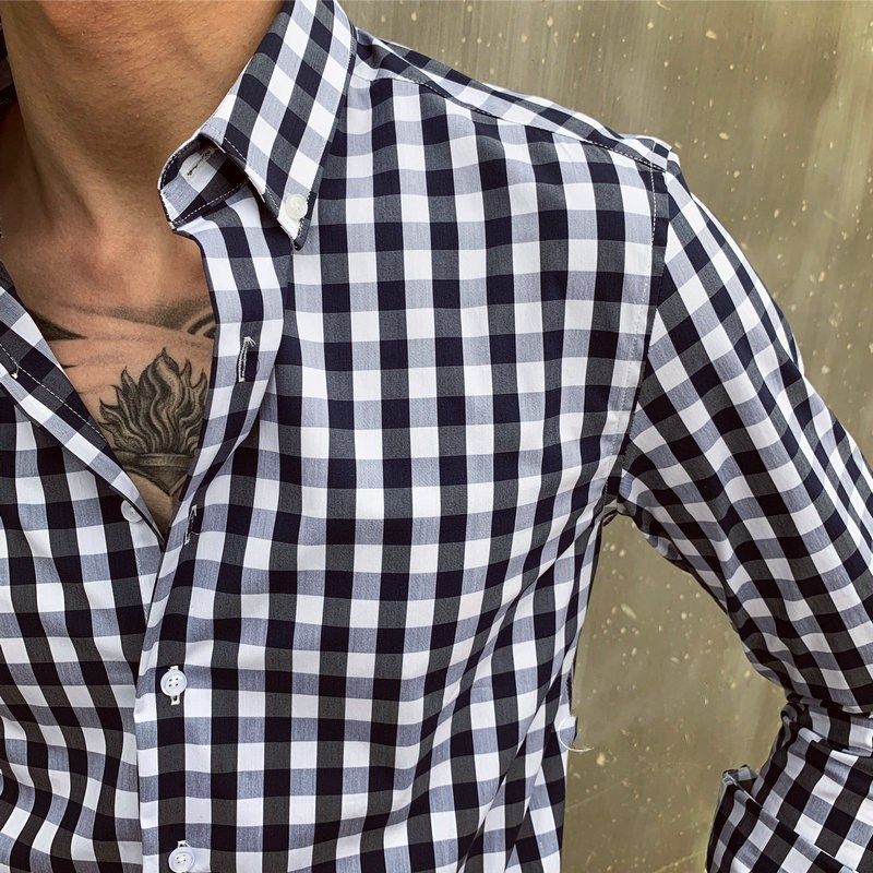 英伦修身男士百搭长袖格子衬衫男韩版轻熟休闲潮流春夏上衣衬衫,淘宝优惠券,粉丝福利购,淘宝优惠卷