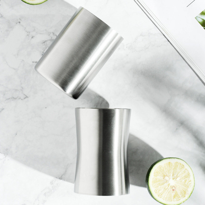 简约漱口杯304不锈钢漱口杯刷牙杯防摔水杯浴室北欧水杯加厚防摔,淘宝优惠券,粉丝福利购,淘宝优惠卷