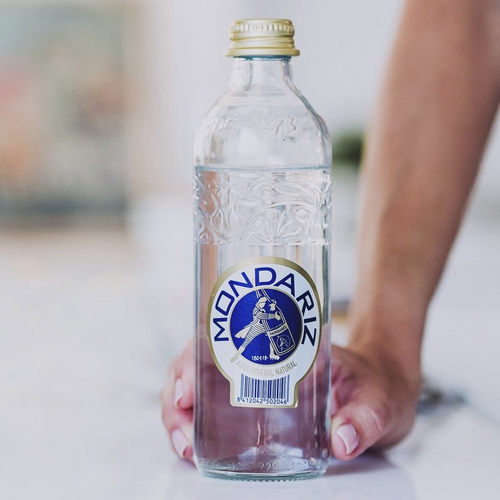 威域 西班牙进口蒙塔瑞MONDARIZ天然矿泉水软水高端玻璃瓶330ml - 图1