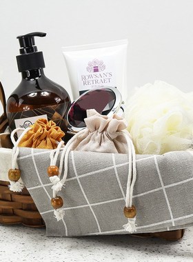 样板房装饰摆件酒店卫生间洗手台软饰品样板间浴室柜香薰托盘套装