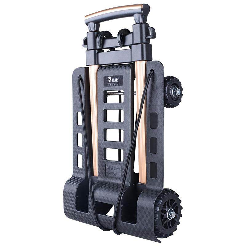 搬家摆摊四轮小拉车铝合金拉杆轻便买菜折叠购物车便携手拉车推车,淘宝优惠券,粉丝福利购,淘宝优惠卷