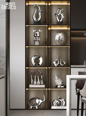 酒柜装饰轻奢现代简约家居客厅电视柜入口陶瓷礼品工艺品