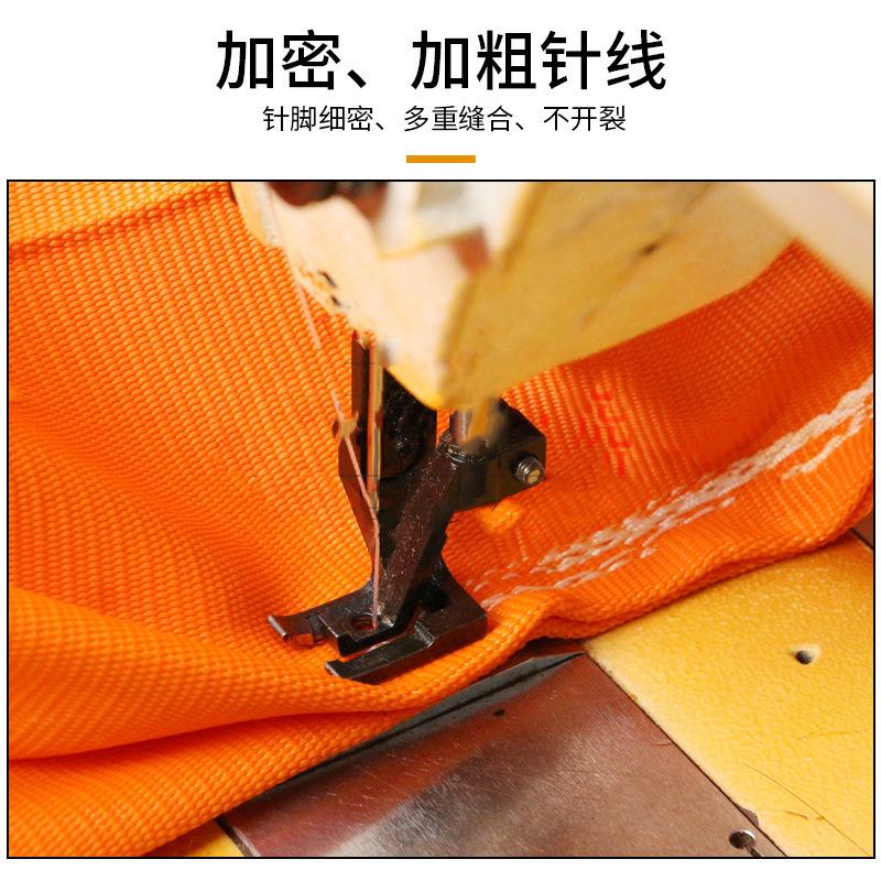 大吨位双扣柔性吊带200T塔筒吊带 风电风叶吊装带1-500吨规格齐全 - 图0