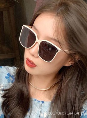 2024年新款竖米钉gm同款女显脸小防紫外线抖音同款时尚网红太阳镜