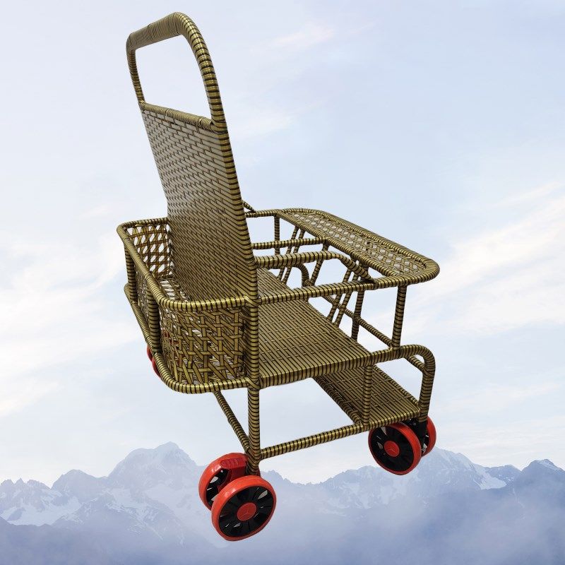双胞胎推车竹藤宝宝双座推车轻便竹编藤编夏季婴儿仿藤推车,淘宝优惠券,粉丝福利购,淘宝优惠卷