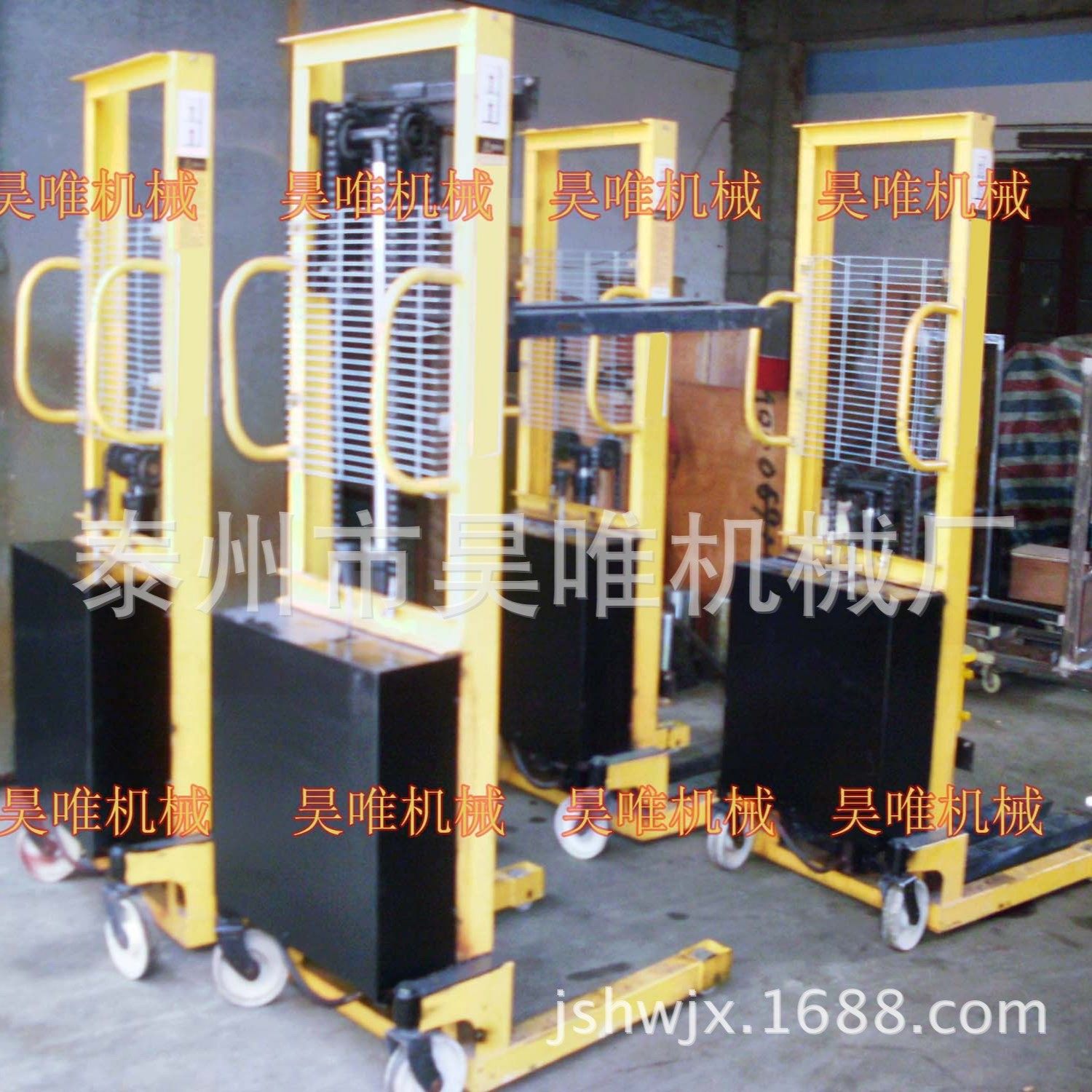 半电动液压堆高车  推拉行走 全电动双油缸升降 堆高码垛作业台车,淘宝优惠券,粉丝福利购,淘宝优惠卷