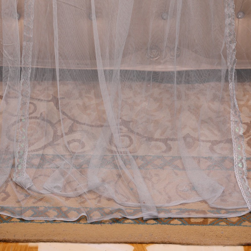 U型导轨蚊帐轨道加密加厚不锈钢支架1.5m1.8米床家用公主风蚊帐 - 图2