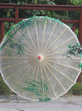 防雨桐油纸伞复古中国风花城油伞江南古典吊顶装饰cos摄影道具伞