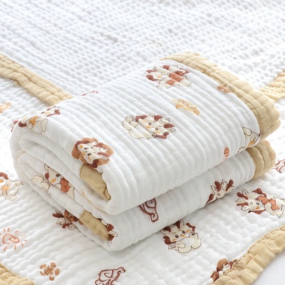 婴儿浴巾纯棉纱布新生儿童宝宝超柔软全棉吸水专用洗澡毛巾被盖毯