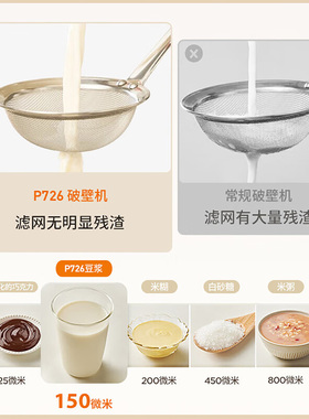九阳破壁机家用豆浆机隔音罩多功能轻音辅食料理官方正品旗舰P726