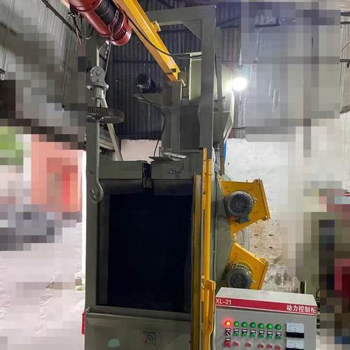 Q372吊挂式抛丸机小型吊钩抛丸机小抛砂机吊挂自转抛沙机 - 图2