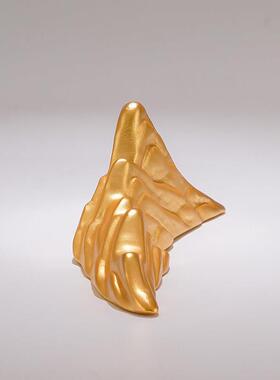 铜金山摆件祝福家居中式客厅玄关装饰品铜工艺礼品摆饰桌面摆件乔